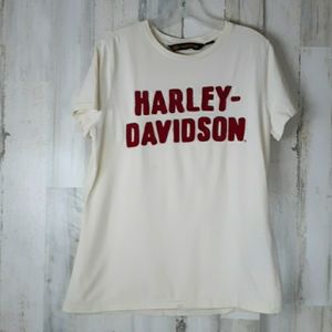 Harley-Davidson Chain Stitched T-Shirt Women's LG